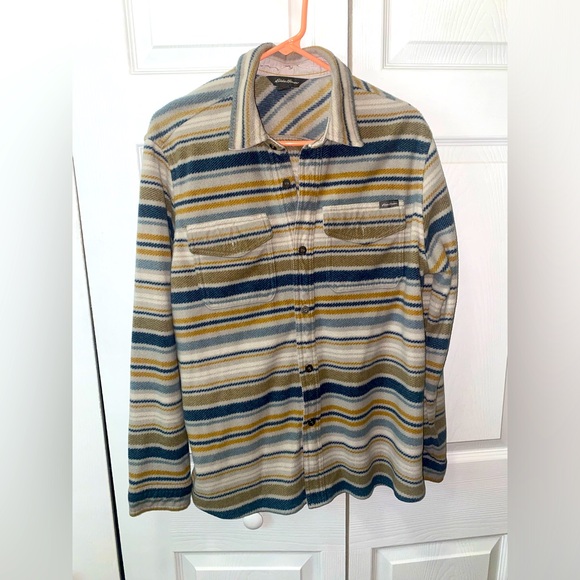 Eddie Bauer Other - Eddie Bauer Mens Medium Fleece Button Up Long Sleeve